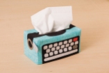 Typewriter Tissue Box Cover